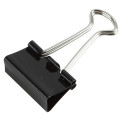 Comix preto forte resistente ao clipe resistente ao metal 50 mm 1# clipes de fichário
